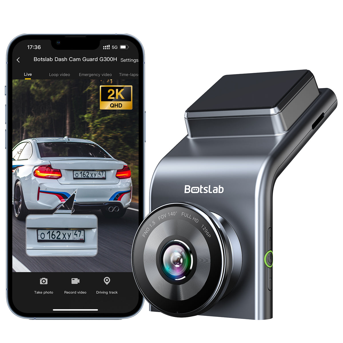 G300H Plus Dashcam (mehrsprachige Version)