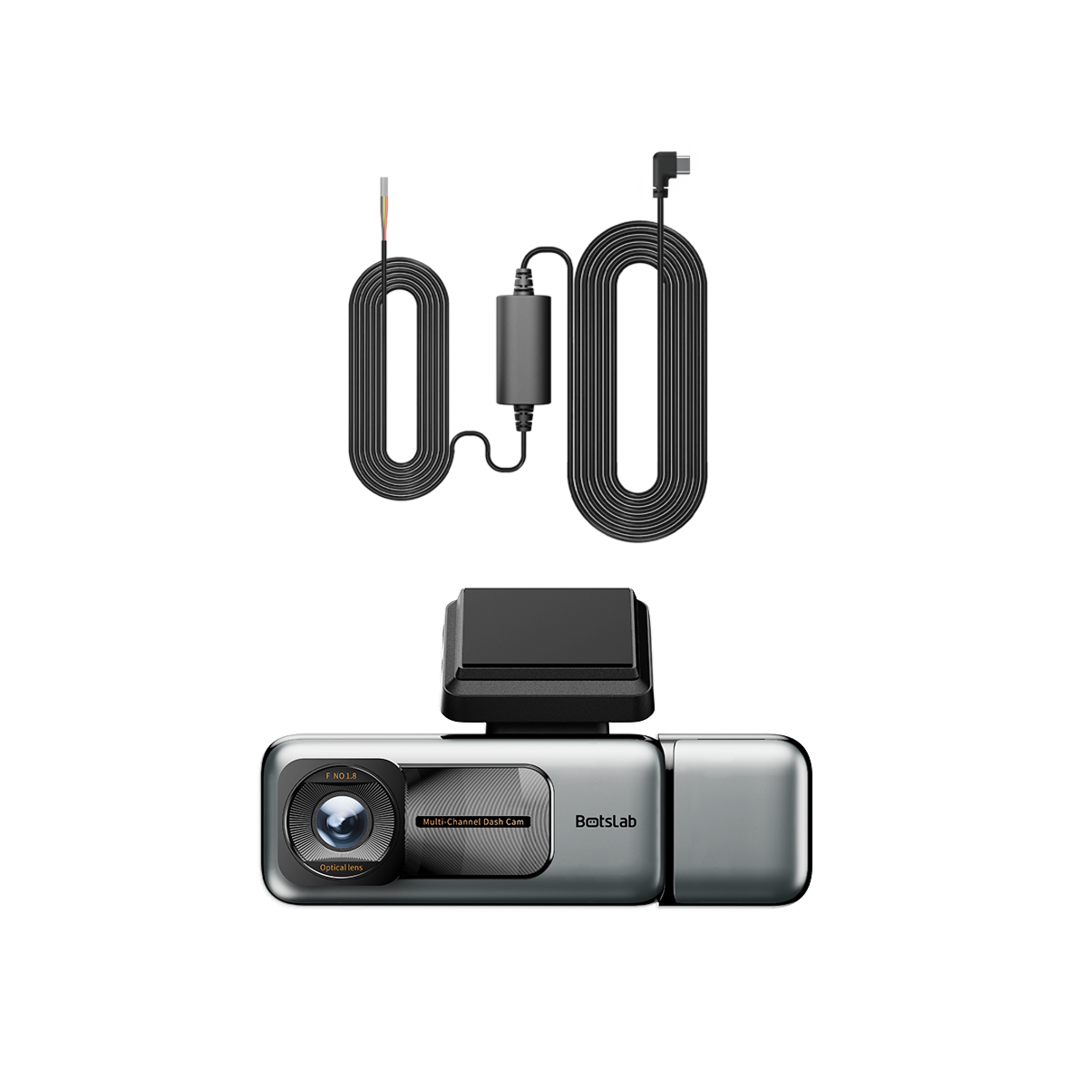 G980H 3-Kanal-Dashcam + fest verdrahtete Stromversorgung Typ C