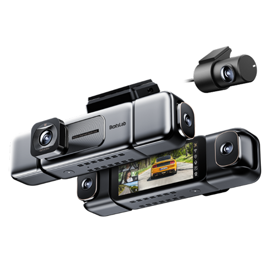 G980H 4-Kanal-Dashcam mit 4 Kameras