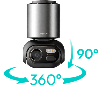 W510-Kamera mit 360°-Schwenk- und 90°-Neigefunktion