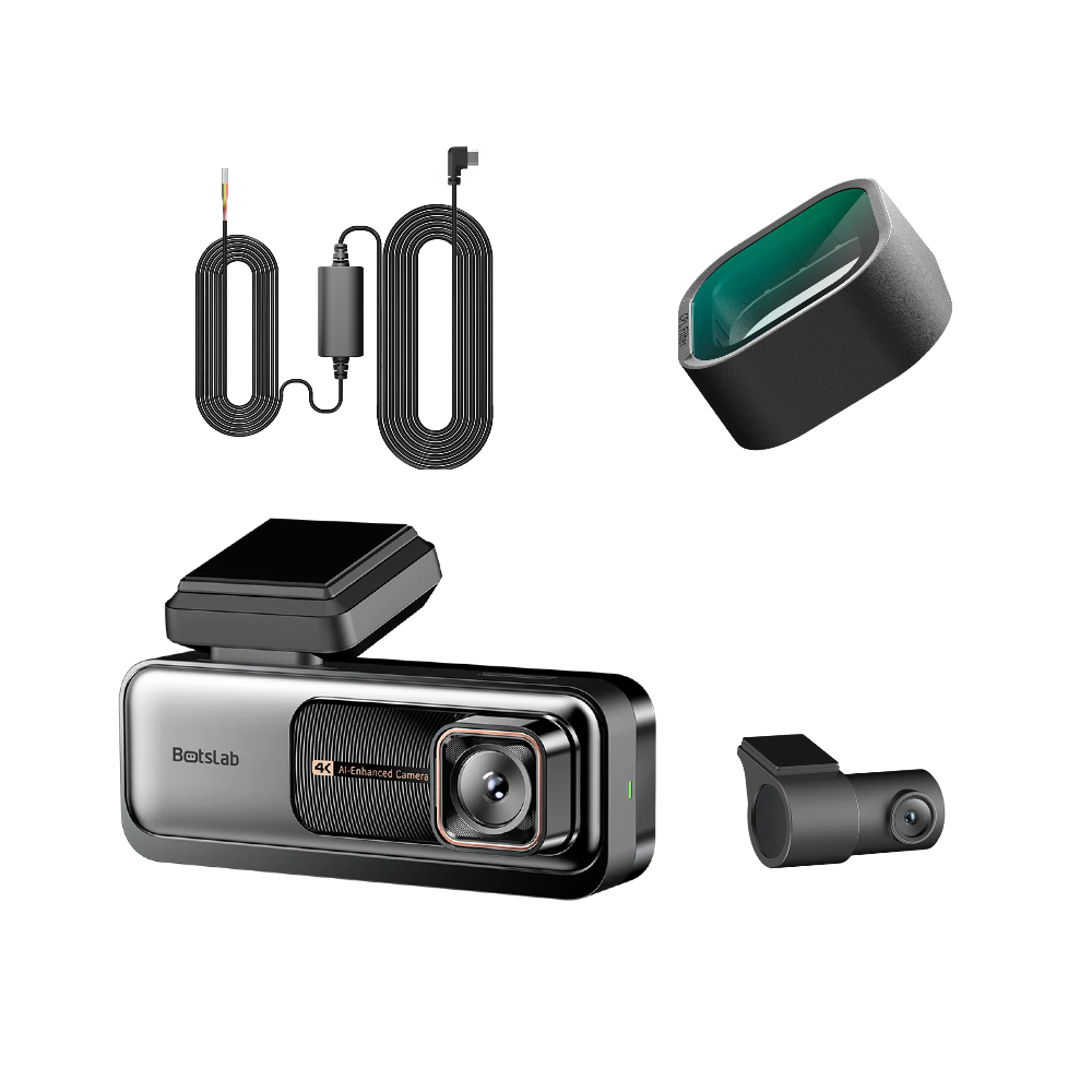 G980H Pro Dashcam + CPL-Filter und festes Type-C-Kabel