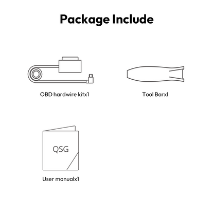 OBD-Hardwire-Kit für Dashcams der G980H-Serie