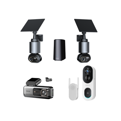Sicherheitsbundle für Haus und Auto: W510 (2-Kamera-Set) + G980H Pro + R810 SE