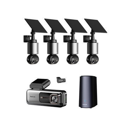 Sicherheitspaket für Zuhause und unterwegs: G980H Pro Dashcam + W510 4-Kamera-Außenkamera