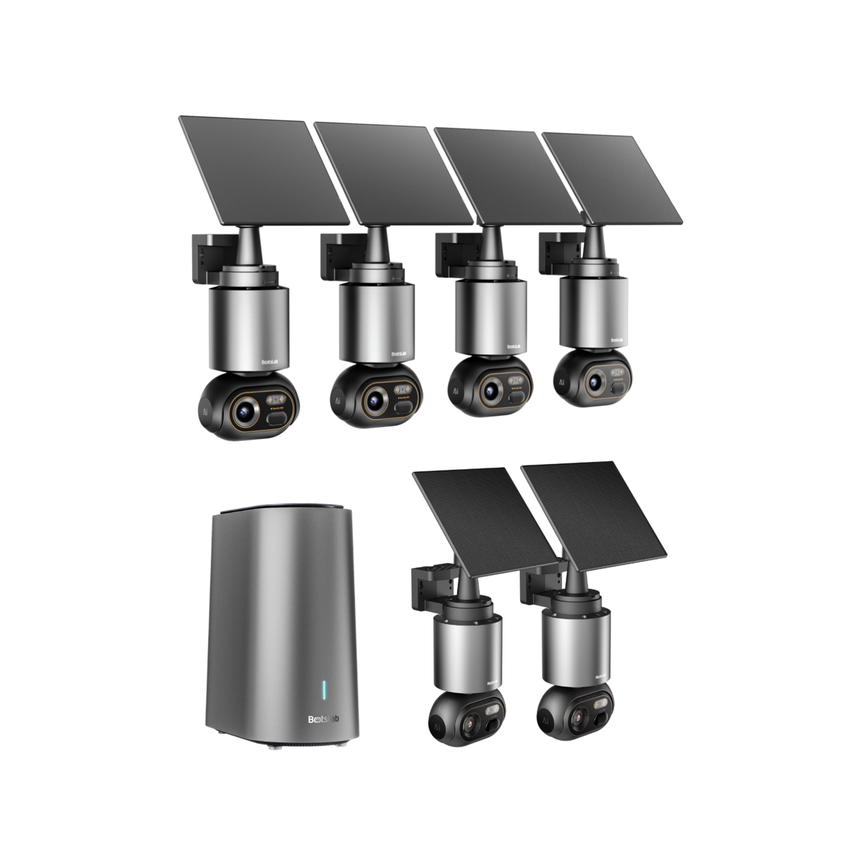 W510 4K KI-Überwachungskamerasystem | 6-Kamera-Set