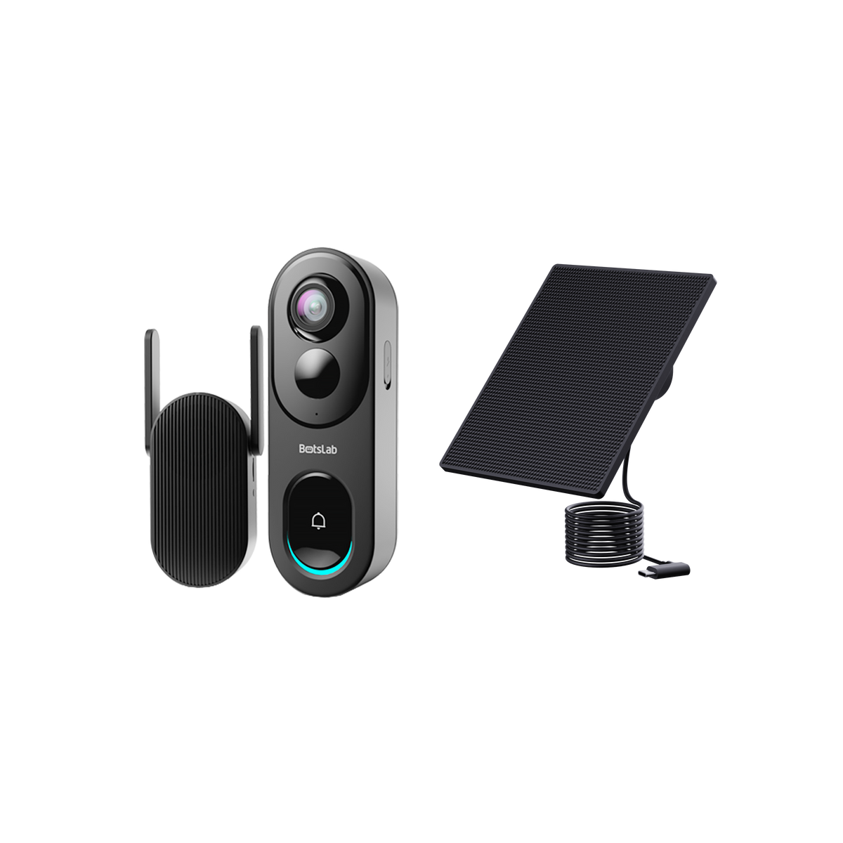 R810-Videotürklingel + Solarladegerät