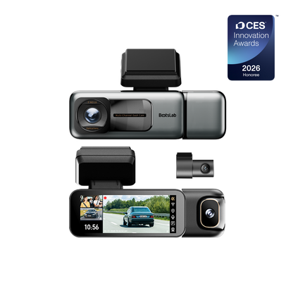 G980H 3-Kanal-Dashcam mit 3 Kameras