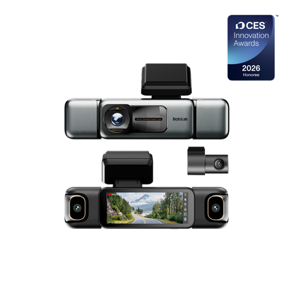 Home & Drive Security Bundle: G980H 4-Channel Dash Cam + R810 SE Video Doorbell