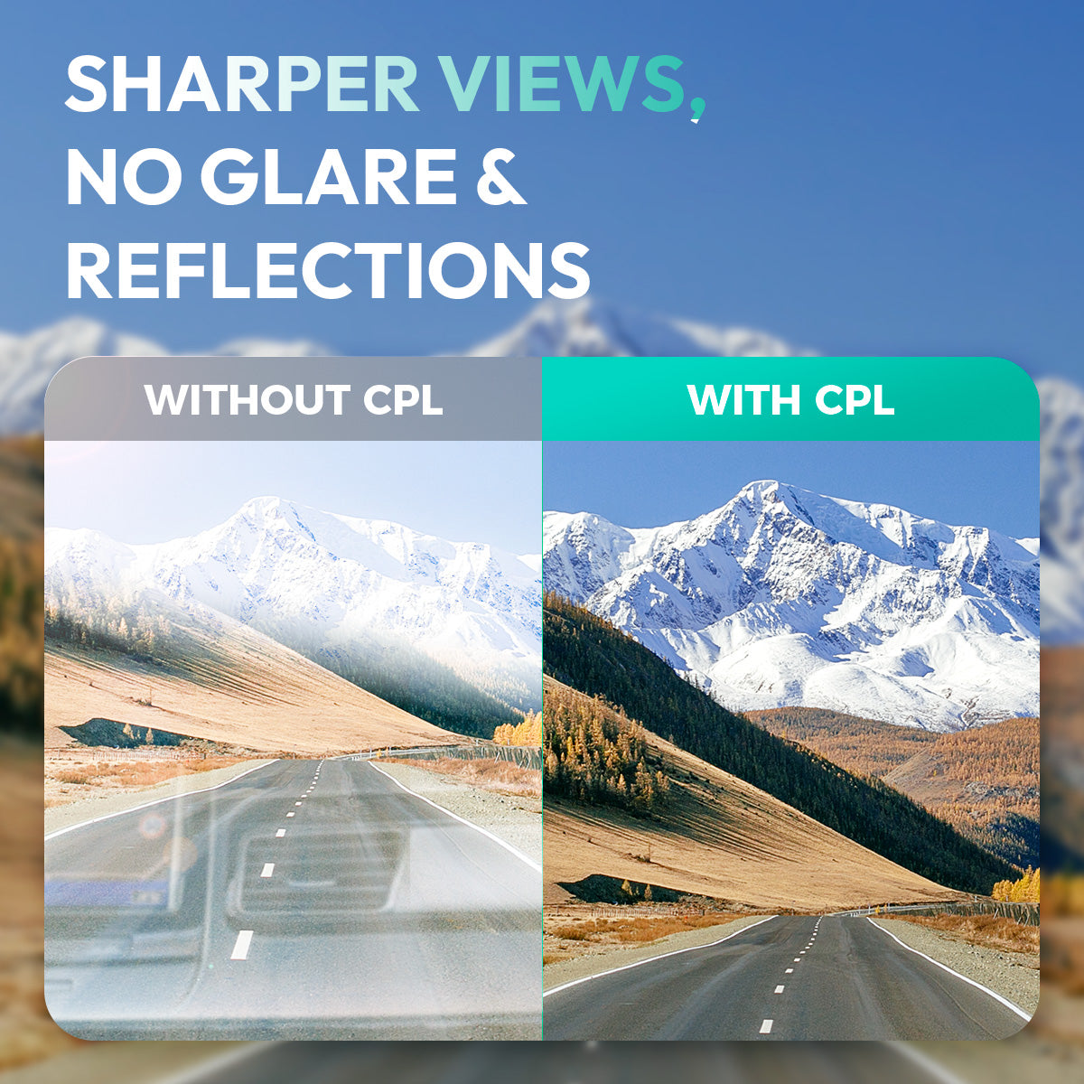 CPL-Polarisationsfilter: Nur für 3- oder 4-Kanal-Dashcam G980H
