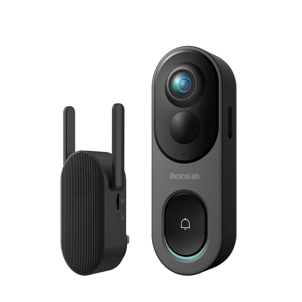 Sicherheitsbundle für Zuhause und unterwegs: G980H Dashcam mit 4 Kameras + R810 Türklingel + W101 Fensterkamera