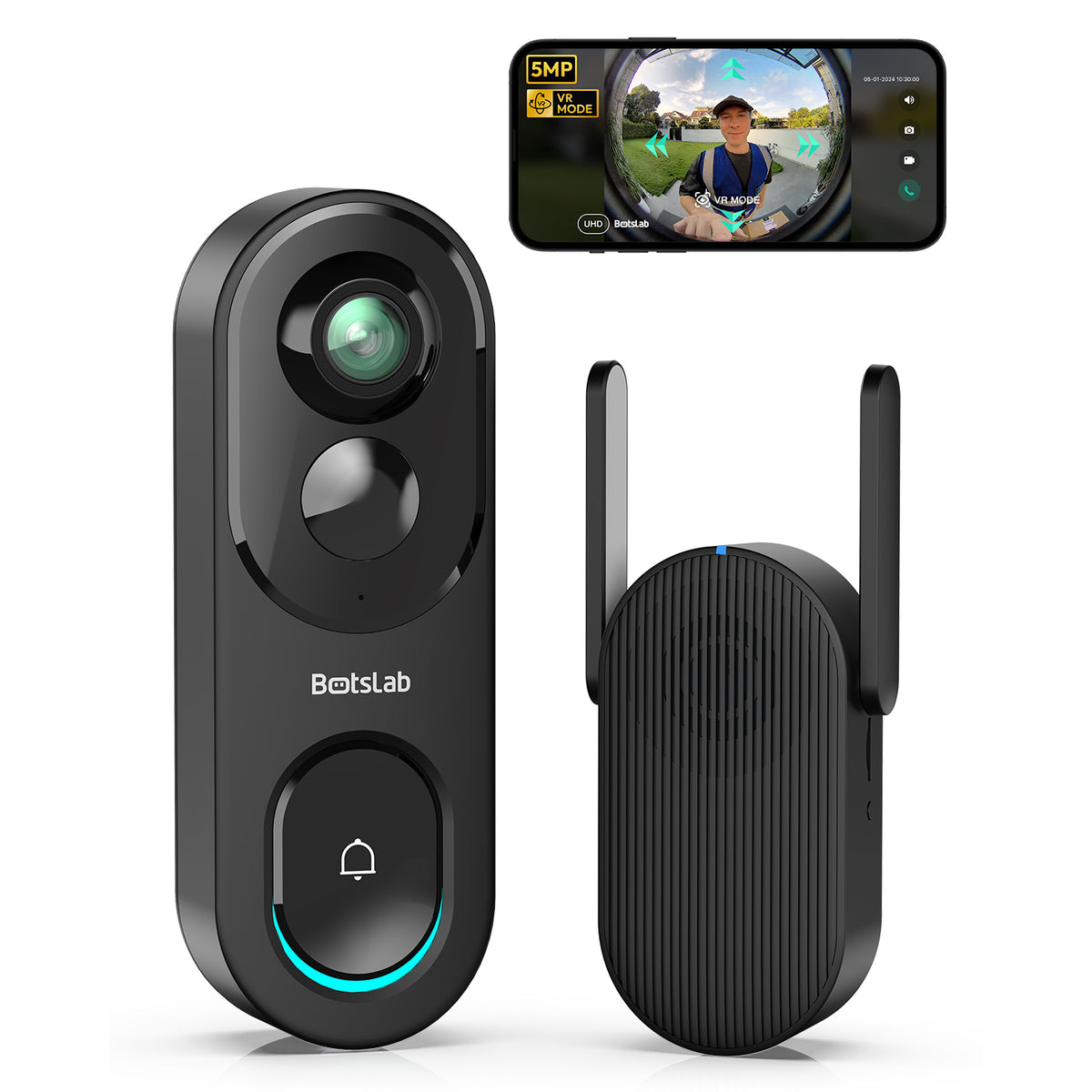 Home Security Bundle: W313 Outdoor Camera + R811s Video Doorbell
