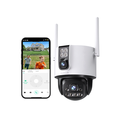 W315 Dual-Lens-Außenüberwachungskamera