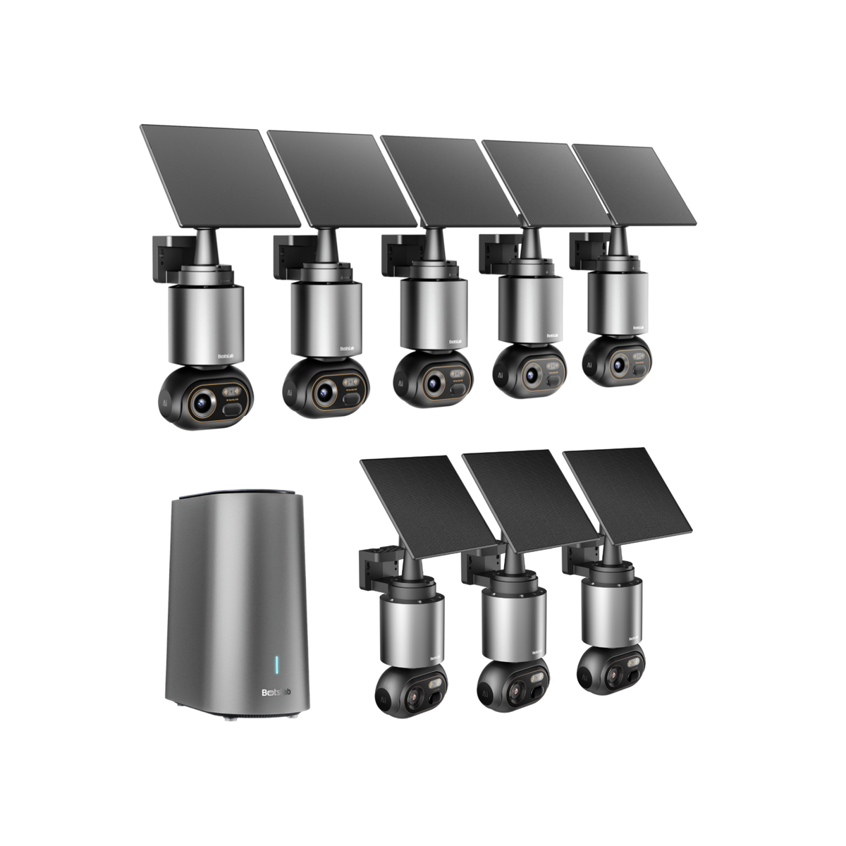 W510 4K-KI-Sicherheitskamerasystem | 8-Kamera-Kit
