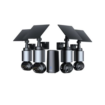 Sicherheitspaket für Zuhause und unterwegs: G980H Pro Dashcam + W510 4-Kamera-Außenkamera