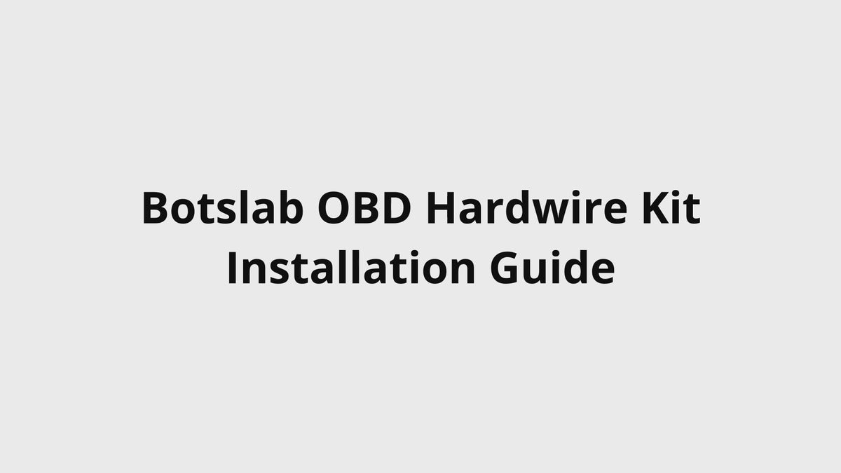 Video laden: OBD-Hardwire-Kit für Dashcams der G980H-Serie